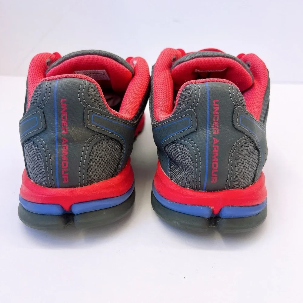 Under Armour Women's Size 8 - Youth 6.5 Gray Pink Walking Running Shoes Sneakers - Picture 4 of 8